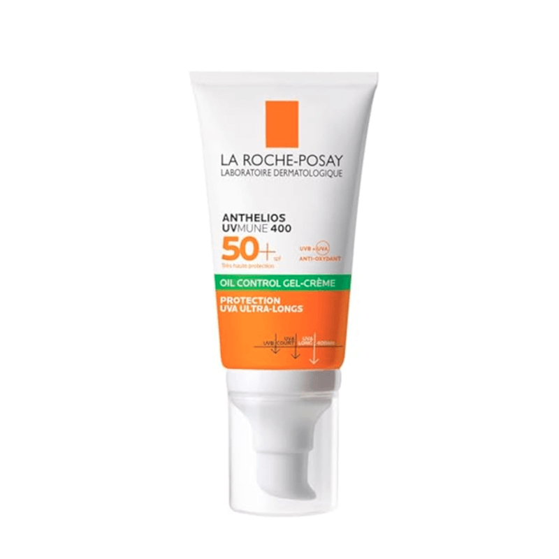 لاروش بوزيه أنثيليوس كريم جل للتحكم بالدهون بمعامل حماية من الشمس50+‏ 50 مل