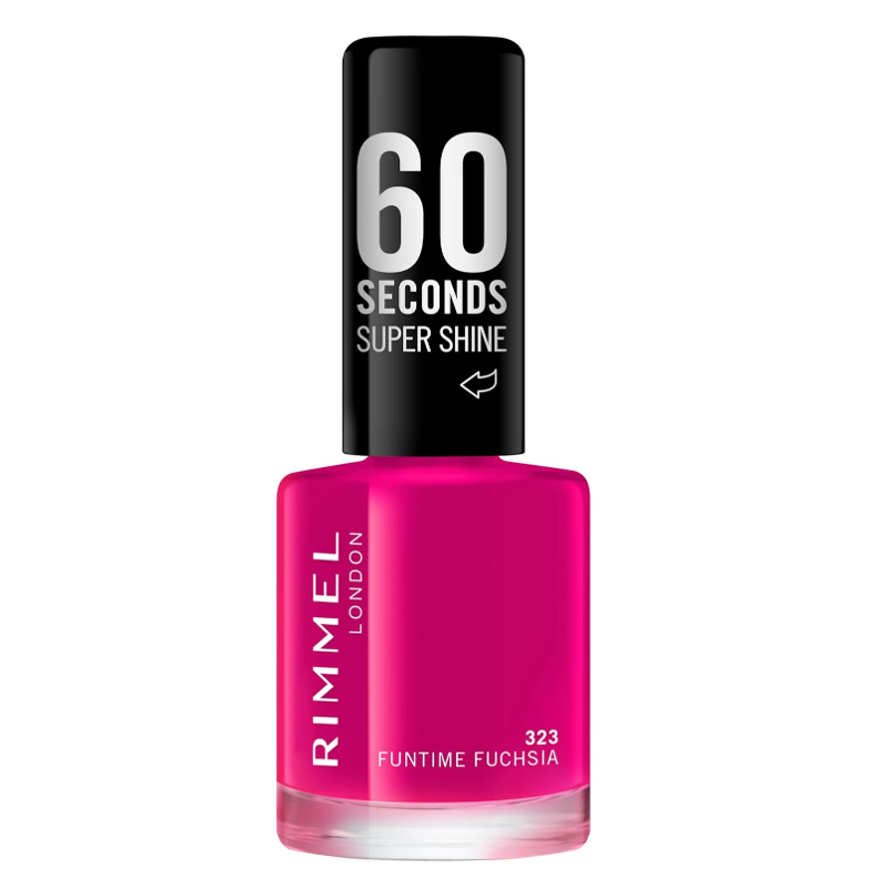 ريميل طلاء أظافر 60 ثانية رقم 323 فان تايم فيوشيا