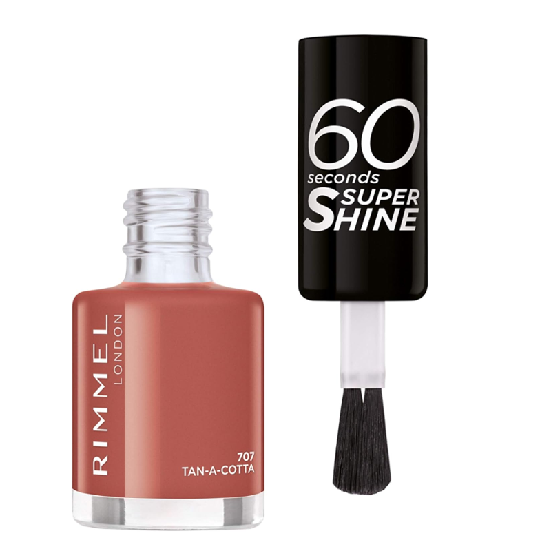 ريميل طلاء أظافر 60 ثانية رقم 707 تان أكوتا