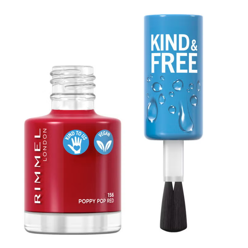 ريميل كايند أند فري طلاء أظافر 156 بوبي بوب ريد