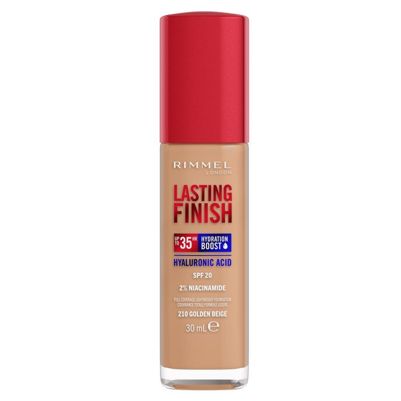 ريميل لندن فاونديشن كامل التغطية خفيف الوزن 210 بيج ذهبي