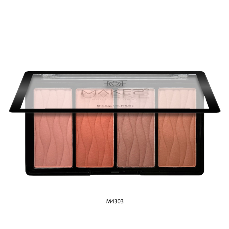 ميك أوفر 22 باليت بلشر 4 ألوان وندرلاست بلش M4303