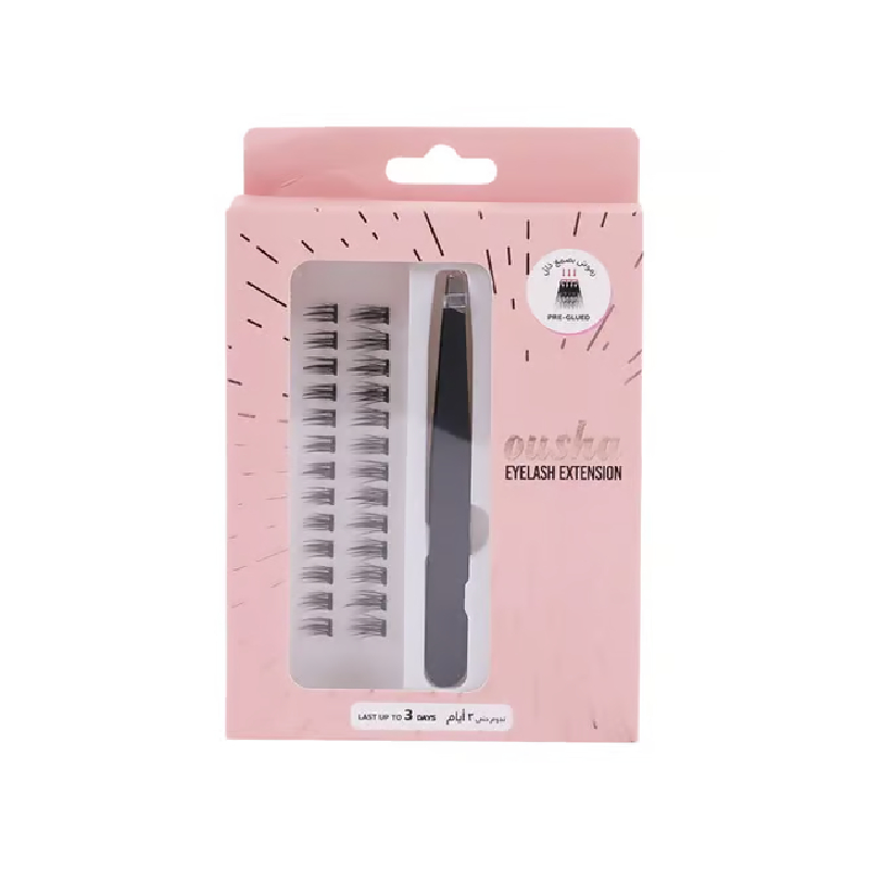 أوشا رموش ملصقة مسبقاً إكستنشن
