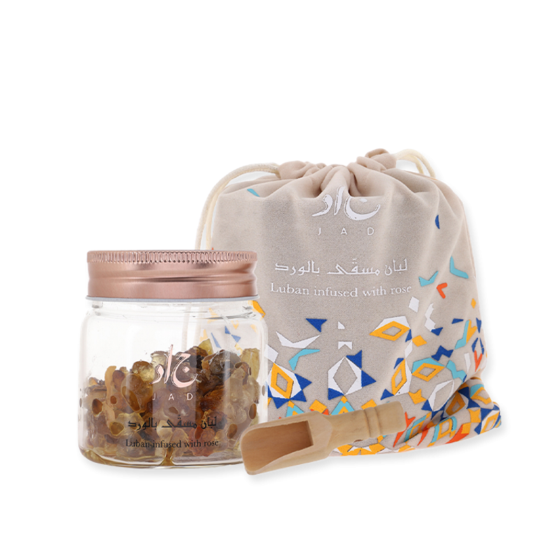 جاد لبان معطر بالورد بخور 80 جم