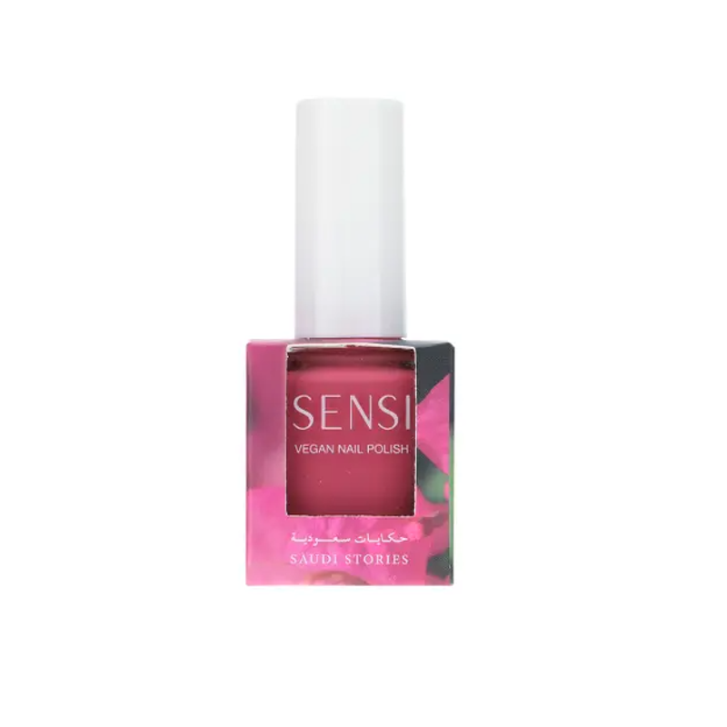 سينسي طلاء أظافر نباتي السعودية ستوريز رقم 012 جهنمية