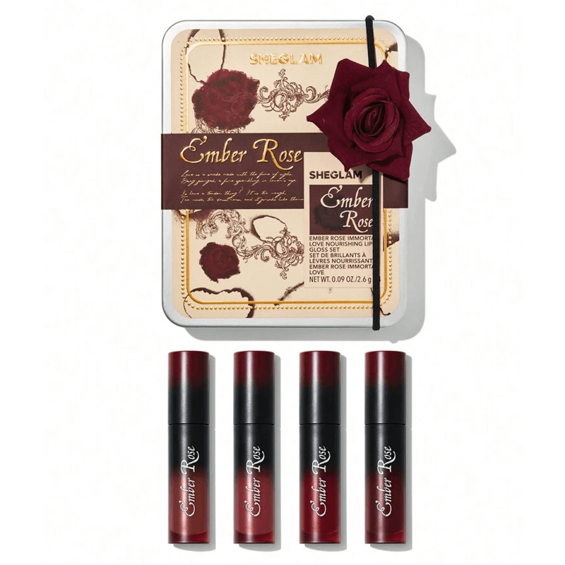 شيجلام إمبر روز طقم جلوس مغذي للشفاه