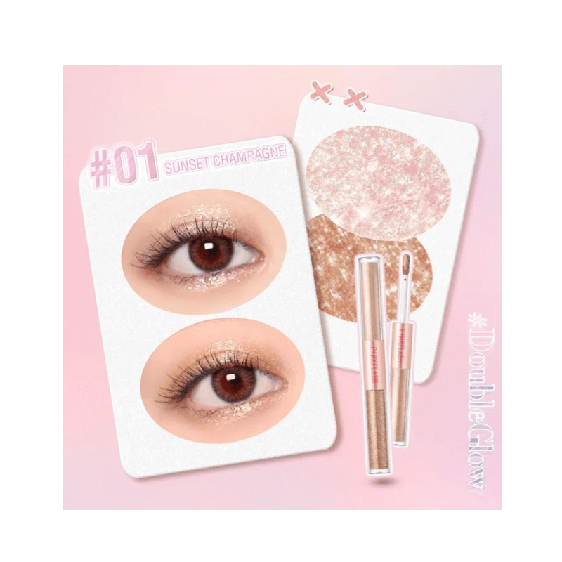 بينك فلاش آيشادو سائل ملون (01)