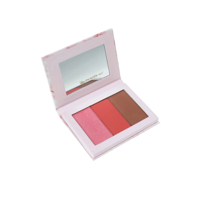 سينسي طقم بلاشر ماربل إفكت كريستال بينك 3 درجات