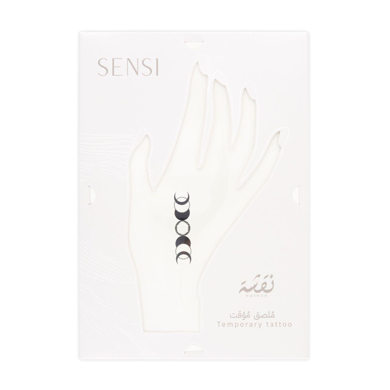 سنسى نقشة حنة تاتو مؤقت #11 بني