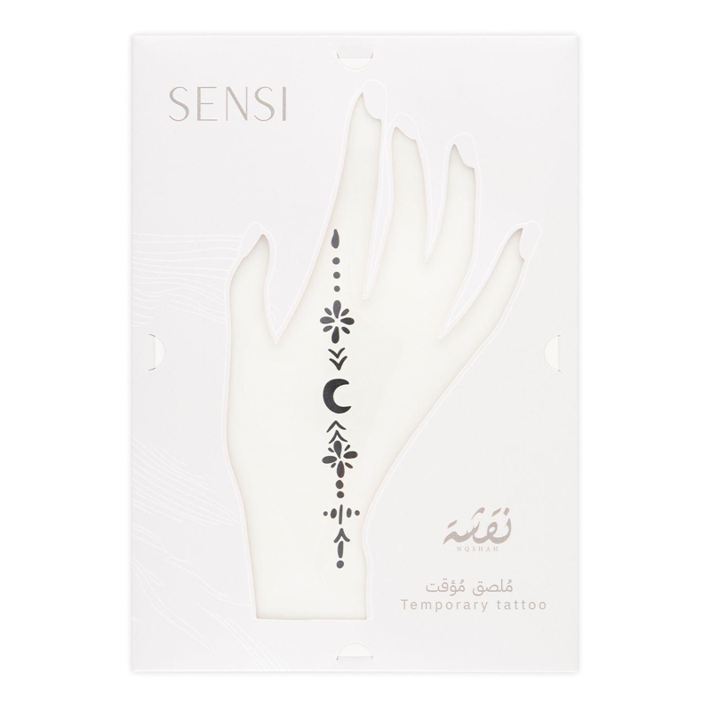 سنسى نقشة حنة تاتو مؤقت #5 بني