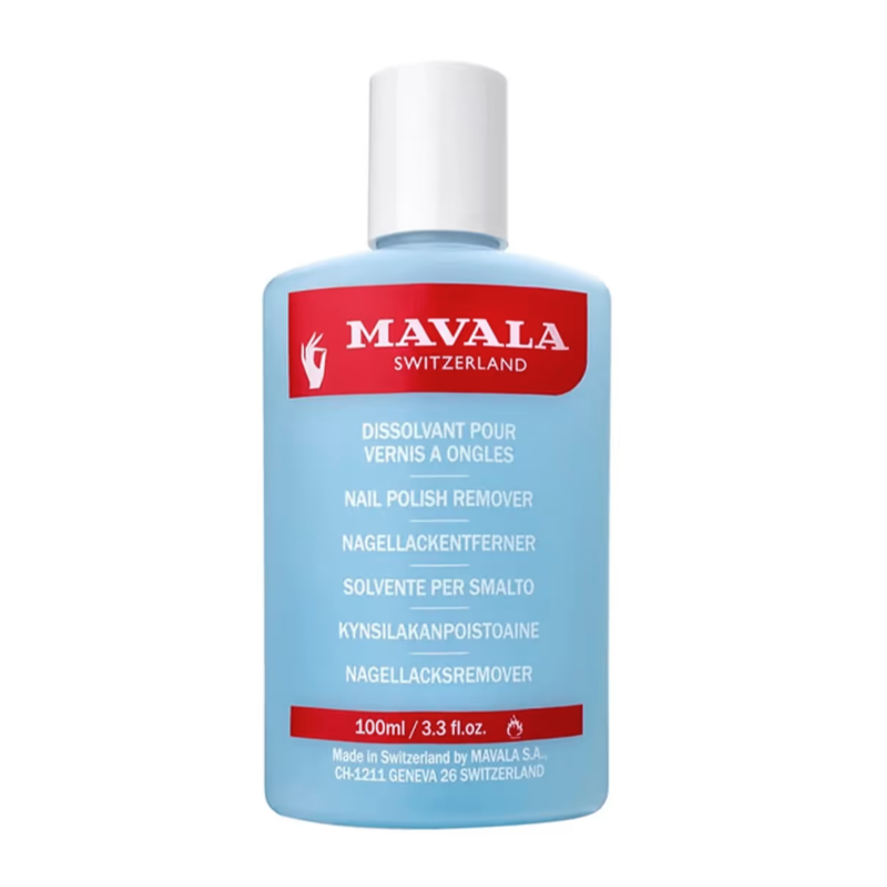 مافالا مزيل طلاء الأظافر أزرق