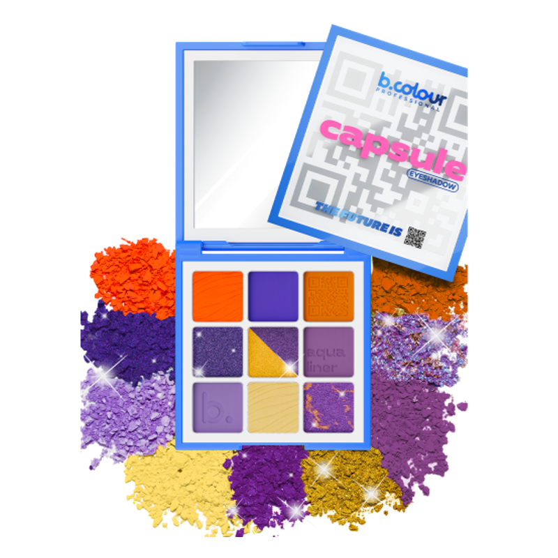 بي كولور برو كبسول لوحة ظلال العيون 01 آي كونتاكت، 9 قطع × 1 جم