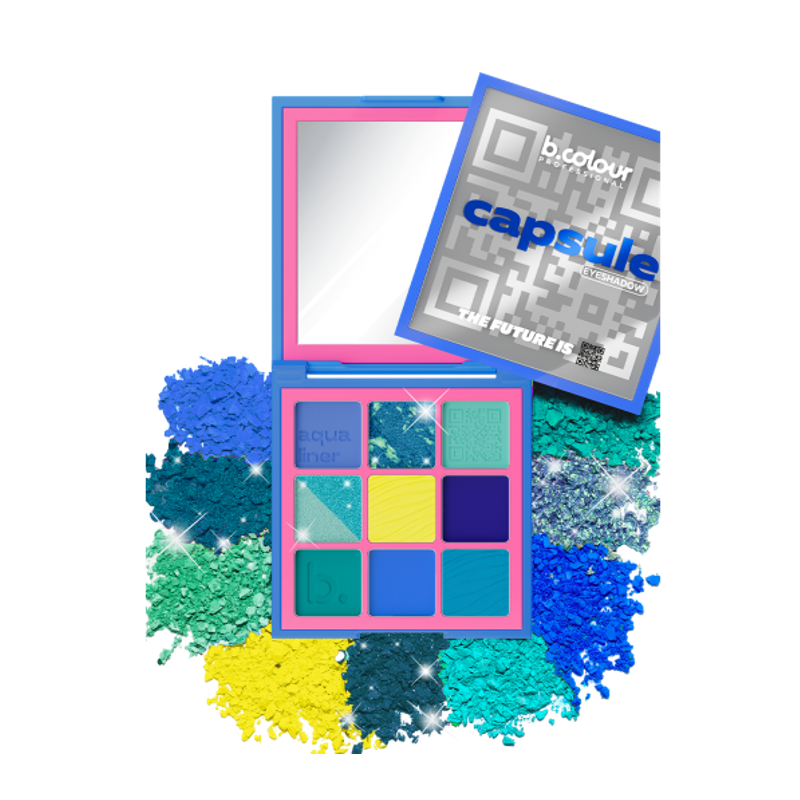 بي كولور برو كبسول لوحة ظلال العيون 02 ستاروكر، 9 قطع × 1 جم