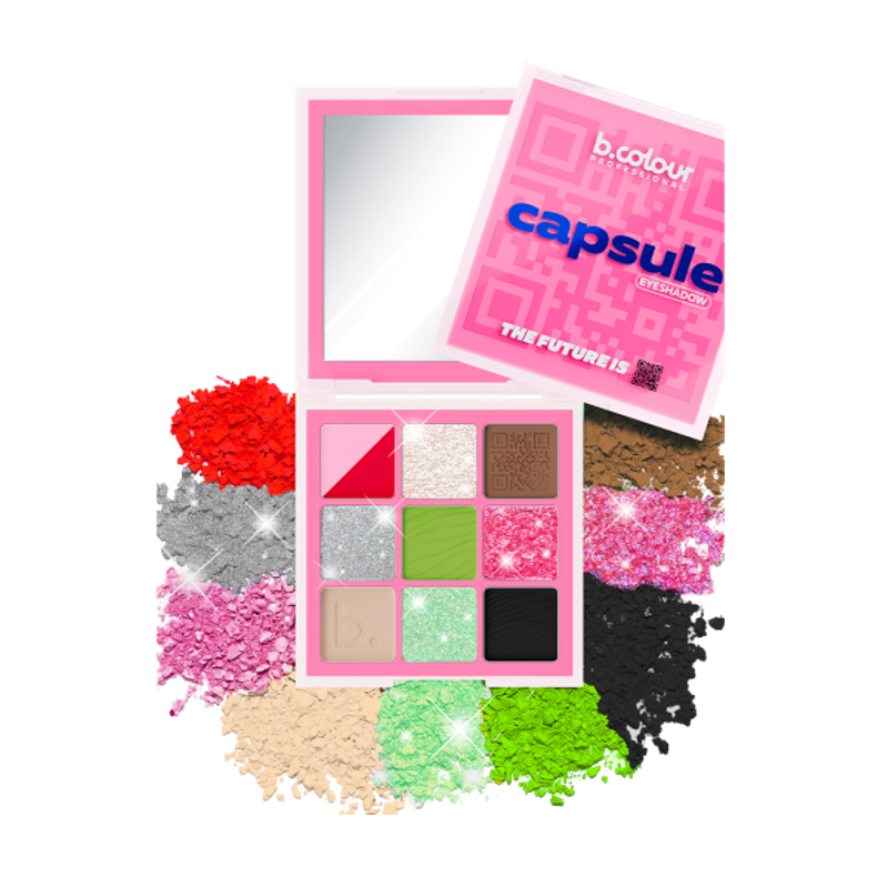 بي كولور برو كبسول لوحة ظلال العيون 04 تومورولاند، 9 قطع × 1 جم