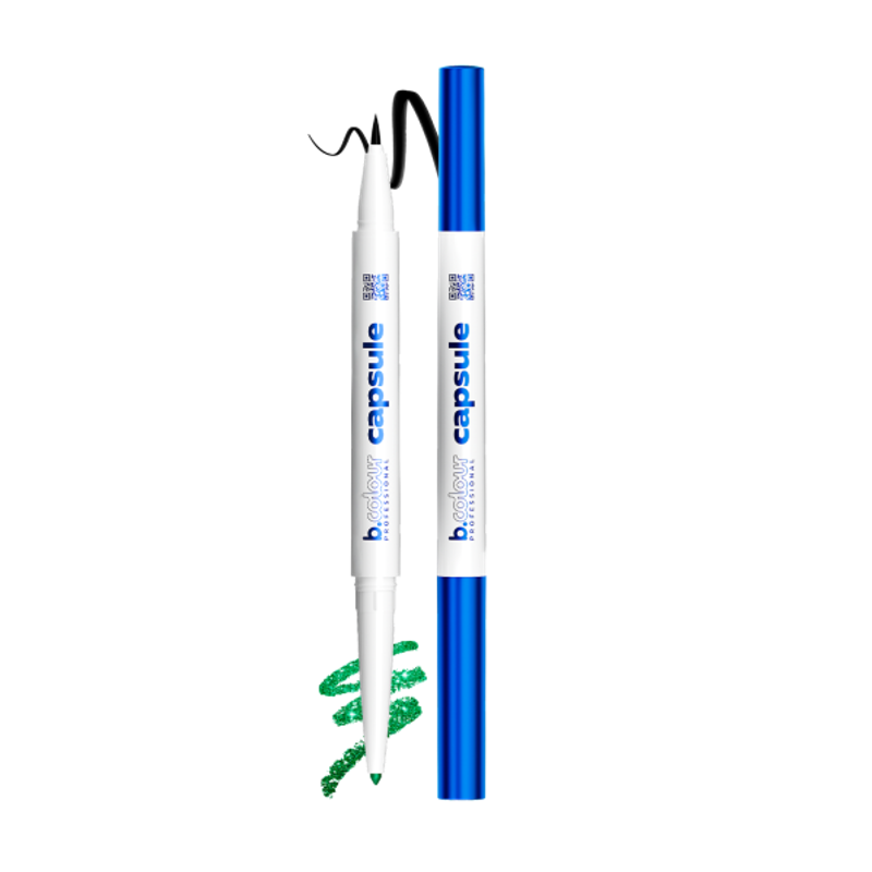 بي كولور برو كبسول قلم عيون لامع 2 في 1 03 إيميرالد