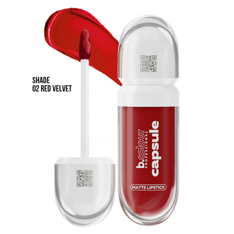 بي كولور برو كبسول أحمر الشفاه المطفي الدائم ريد فلفت 02