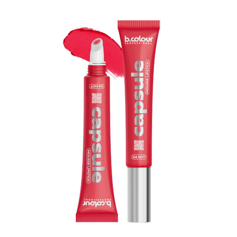 بي كولور برو كبسول أحمر شفاه موس مرطب 04 هوت، 12 مل
