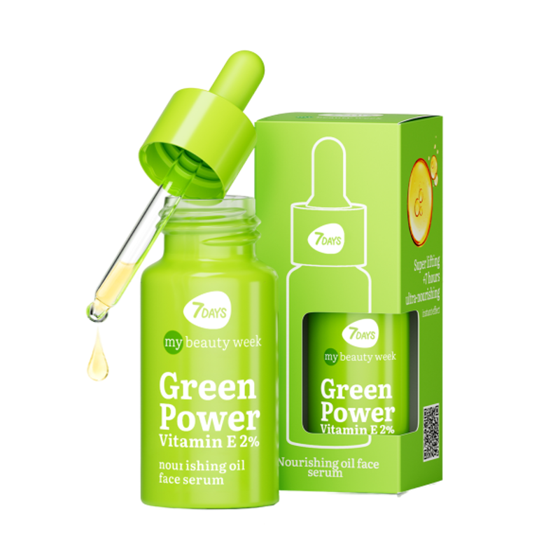 ماي بيوتي ويك غرين باور بفيتامين هـ 2% وزيوت مغذية - 20 مل سيروم