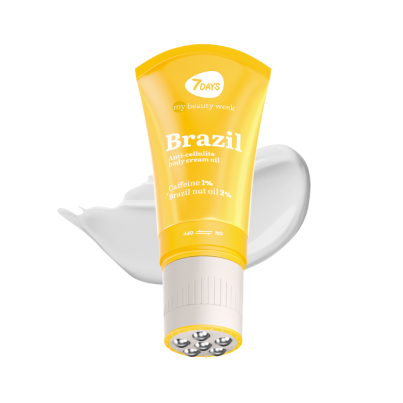 ماي بيوتي ويك برازيل زيت الجسم الكريمي مضاد للسيلوليت بالكافيين 1٪ وزيت الجوز البرازيلي 2٪ 130 مل
