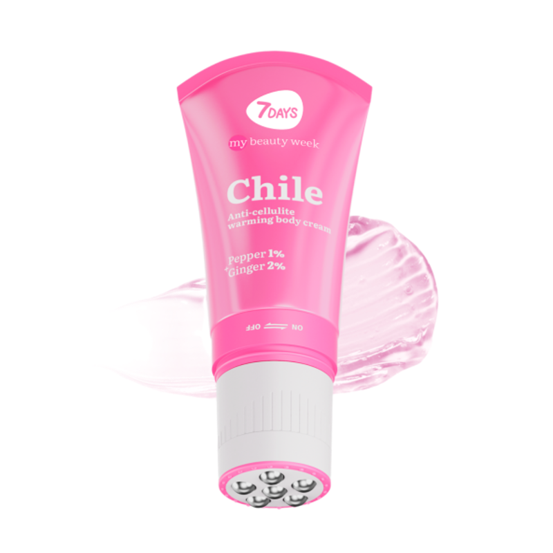 ماي بيوتي ويك تشيلي كريم جسم دافئ مضاد للسيلوليت بالفلفل 1٪ والزنجبيل 2٪ 130 مل