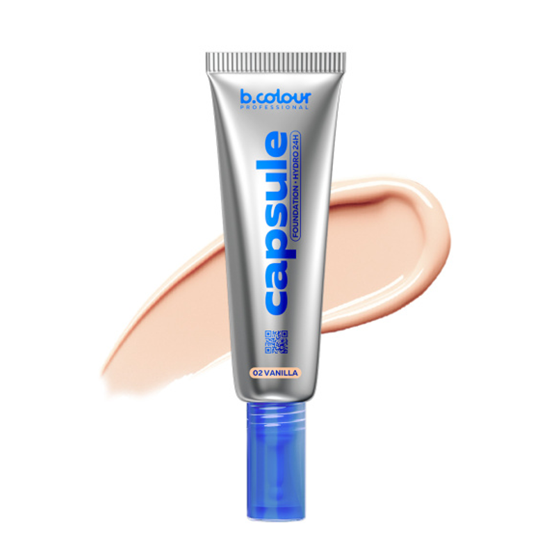 بي كولور برو كبسول كريم أساس مرطب 02 فانيلا، 35 مل