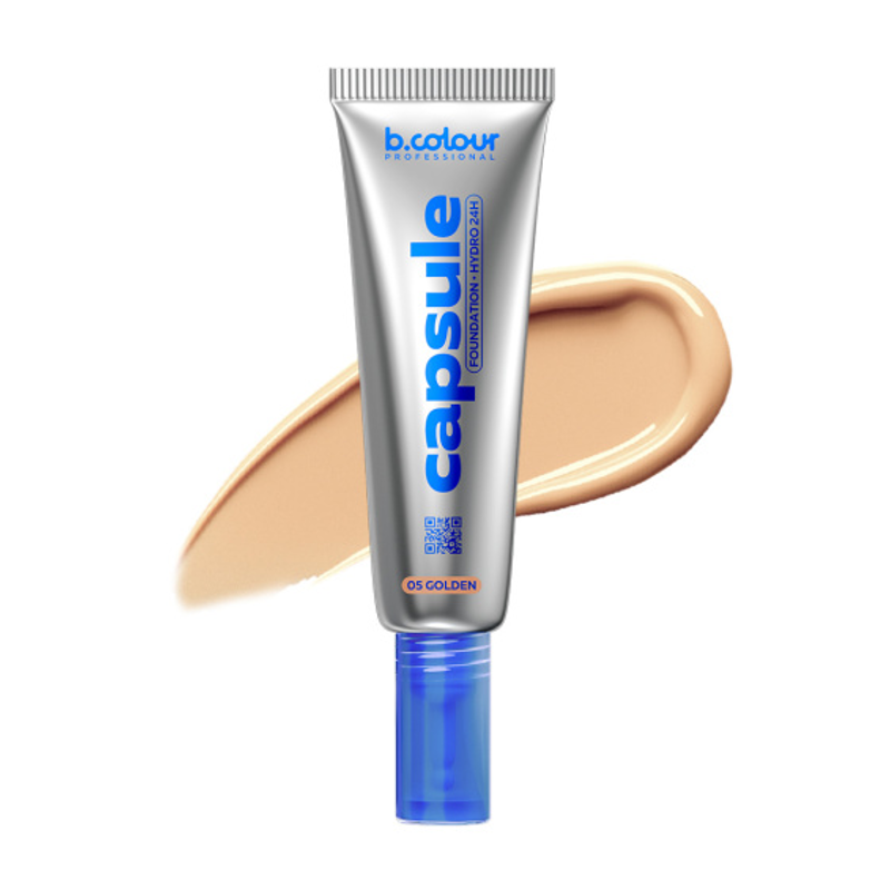 بي كولور برو كبسول كريم أساس مرطب 05 جولدن، 35 مل
