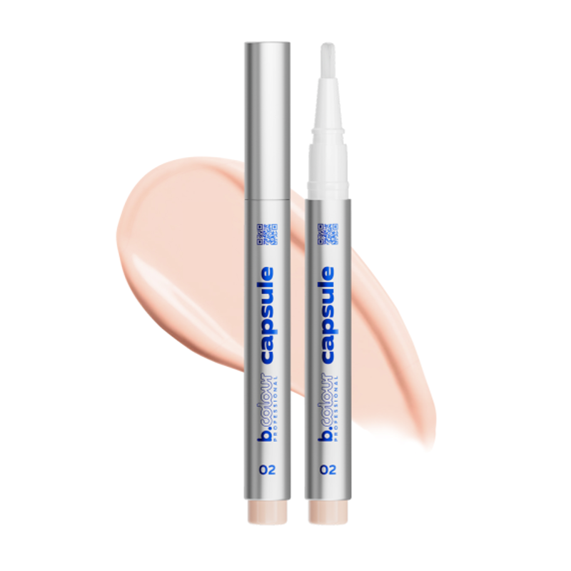 بي كولور برو كبسول كونسيلر الوجه والعين مرطب 02 فانيلا، 2.2 جم
