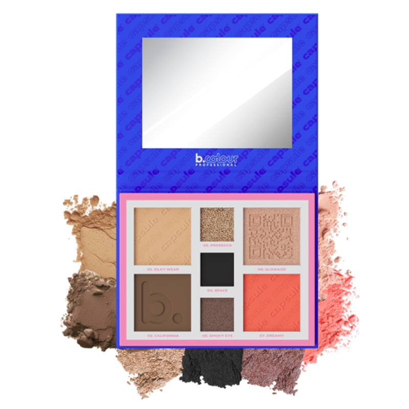 بي كولور برو كبسول لوحة كونتور للوجه والعين 01 سلاح سري، 44 جم، 31.3 جم