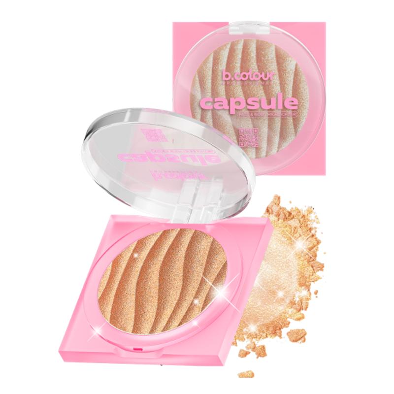 بي كولور برو كبسول هايلايتر للوجه والجسم 03 أنتي جرافيتي، 8 جم