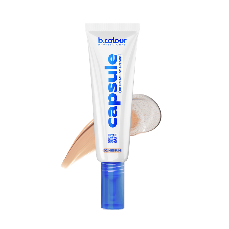 بي كولور برو كبسول كريم بي بي مضاد للعيوب 5 في 1 / 02 متوسط، 35 مل