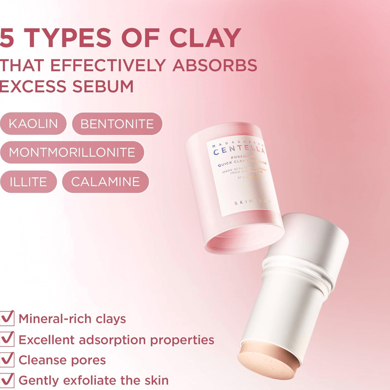 سكين1004 سنتيلا بورمايزنج ماسك طيني سريع على شكل ستيك 27 جم