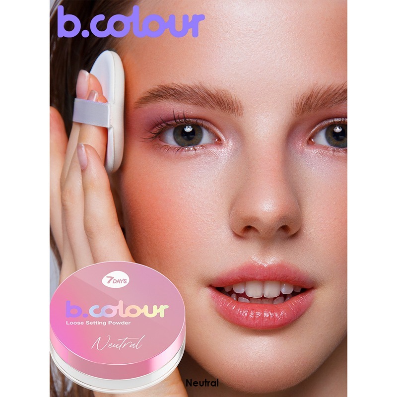 7DAYS B.COLOUR Loose setting powder Neutral, 3 g