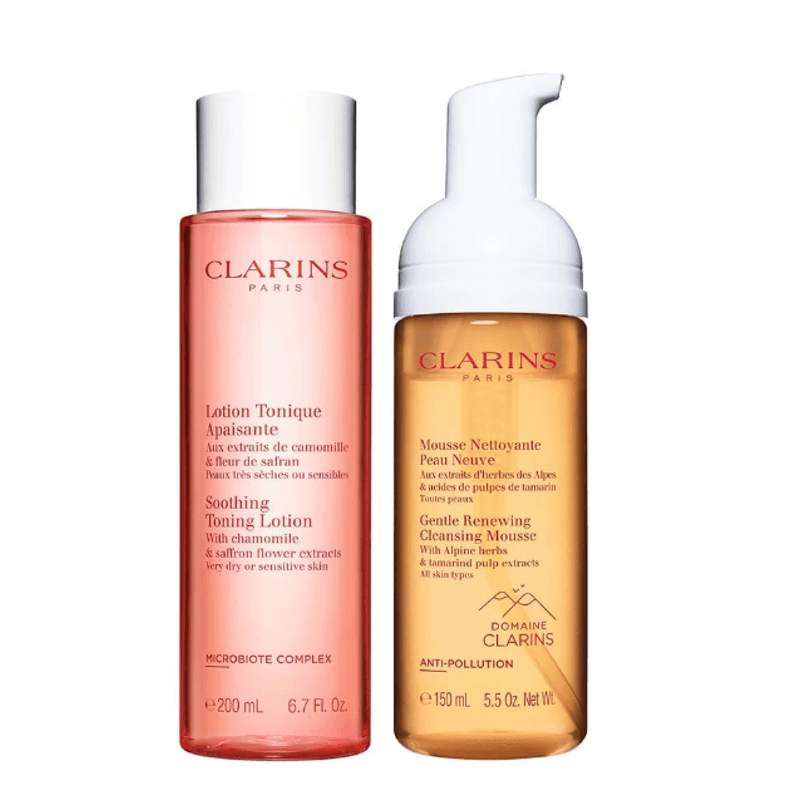 كلارنس طقم تنظيف عرض المجموعة الثالثة (بشرة عادية)